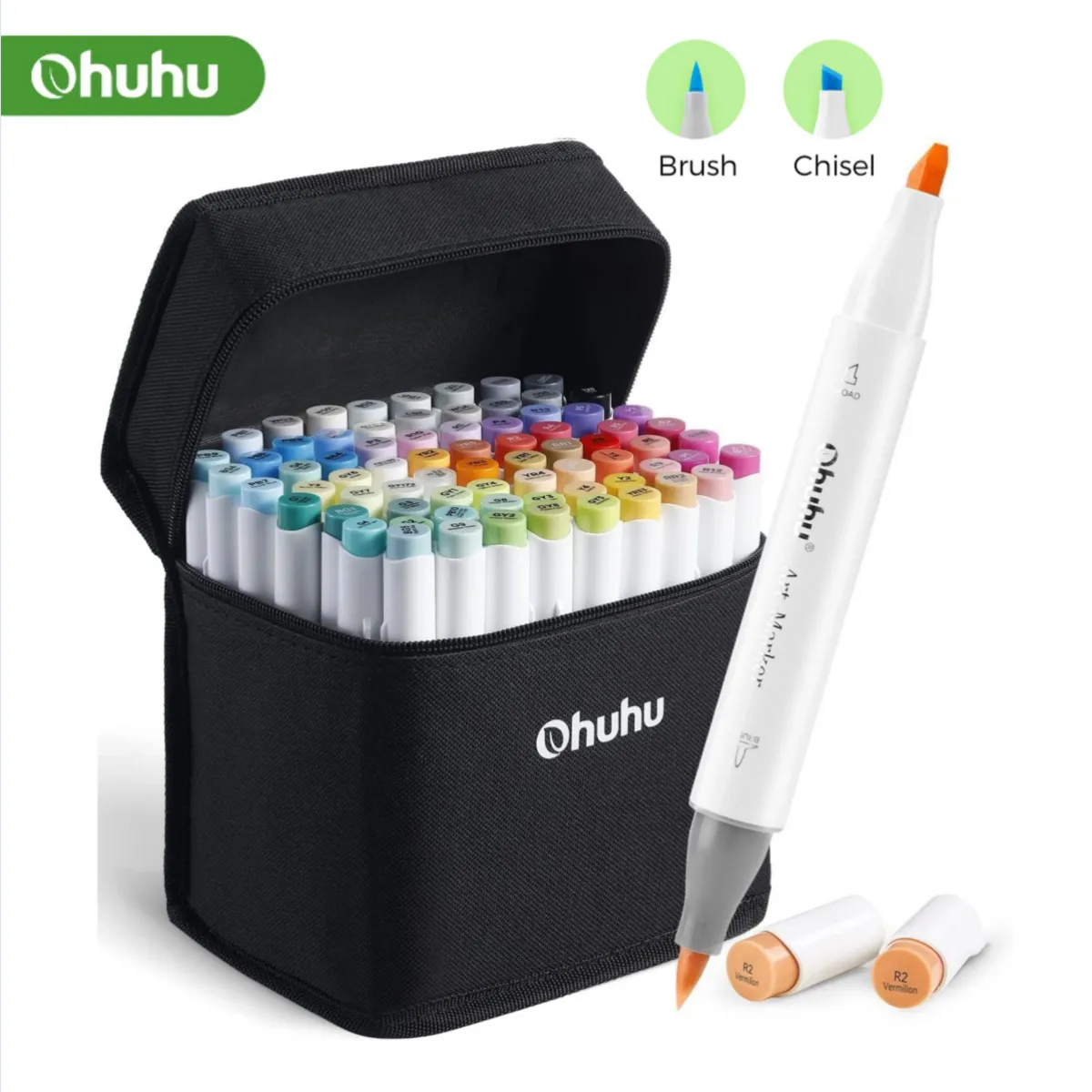 Ohuhu Honolulu Marker Pen Set Oily Alcohol Art Markers Manga